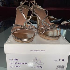 Bakers rose gold stiletto